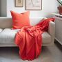 Brita Sweden Evy Blanket Tomato, B: 130 cm / L: 190 cm 