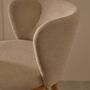 Kave Home Hocker aus Chenille Ciselia von Kave Home Beige / Natur