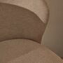 Kave Home Hocker aus Chenille Ciselia von Kave Home Beige / Natur