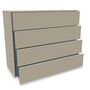 Müller Small Living Sideboard Kombination 2 Aventa von Müller Small Living Steingrau