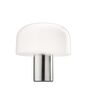 Flos Tischleuchte Bellhop Glass von Flos Aluminium hochglänzend