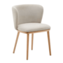 Kave_Home_Stuhl_Ciselia_aus_Chenille_Beige_Massives_Eschenholz_Natürl_Finish