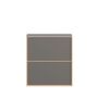 Müller Small Living Schuhschrank Vertiko Shoes von Müller Small Living Anthrazit, 2 Schubkästen