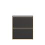 Müller Small Living Schuhschrank Vertiko Shoes von Müller Small Living Schwarz matt, 2 Schubkästen