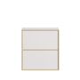 Müller Small Living Schuhschrank Vertiko Shoes von Müller Small Living Weiss, 2 Schubkästen