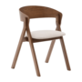 Kave Home Stuhl Godia von Kave Home Beige / Wengé Finish