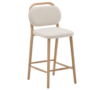 Kave Home Helda Hocker von Kave Home Beige / Natur
