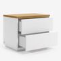 Kave_Home_Nachttisch_Abilen_Eiche_Natur_MDF_Weiss_2