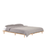 Kave Home Bett Anielle mit Matratze von Kave Home B: 177 cm / Matratze - B: 160 cm / T: 200 cm