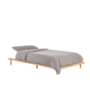 Kave Home Bett Anielle mit Matratze von Kave Home B: 107 cm / Matratze - B: 90 cm / T: 200 cm