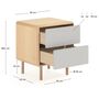 Kave_Home_Nachttisch_Anielle_Eiche-Natur_Weiss_Details