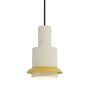 DCWéditions CHAUMONT PENDANT von DCW Weiss-Gelb, Ø: 19 cm 