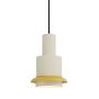 DCWéditions CHAUMONT PENDANT von DCW Weiss-Gelb, Ø: 15 cm 