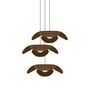 Umage Pendelleuchte Forget Me Not im Cluster 3 von Umage Ø: 28 cm / H: 7 cm,  Eiche Dunkel