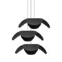 Umage Pendelleuchte Forget Me Not im Cluster 3 von Umage Ø: 38 cm / H: 11 cm, Eiche Schwarz