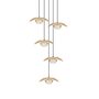 Umage Pendelleuchte Forget Me Not im Cluster 5 von Umage Ø: 19 cm / H: 4 cm, Eiche natur