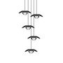 Umage Pendelleuchte Forget Me Not im Cluster 5 von Umage Ø: 19 cm / H: 4 cm, Eiche Schwarz