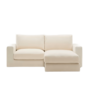 Kave Home Kave Home Alea - Modulares Sofa mit Chaiselongue rechts Ecru