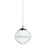 Lumina Pendelleuchte Aether von Lumina Aquamarin-grünes Blütenblatt, 2700 K