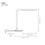 Tischleuchte LED Omni von Umage