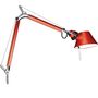Artemide Tolomeo Micro mit Fuss von Artemide Rot