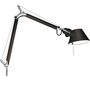Artemide Tolomeo Micro mit Fuss von Artemide Schwarz
