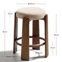 Kave_Home_Hocker_Granite_Beige_Dunkelbraun_Dimensions