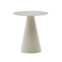 Kave Home Kave Home WILSHIRE - Beistelltisch Glas  Ø: 50 cm, Milch glas / Hellgrau
