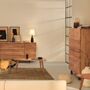 Kave_Home_4_türiges_Highboard_Uxue_Shwarz_Bein_Lifestyle