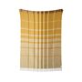 Røros Tweed Lammwolldecke Filos 135 x 200 cm von Røros Tweed Gelb 