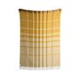 Røros Tweed Lammwolldecke Filos 135 x 200 cm von Røros Tweed Gelb 