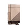 Røros Tweed Lammwolldecke Filos 135 x 200 cm von Røros Tweed Braun 