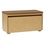 Umage Aufbewahrungsbank mit Kissen Hideaway von Umage Grid, Sugar Brown