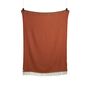 Røros Tweed Lammwolldecke Isak 150 x 210 cm von Røros Tweed Red Sumac