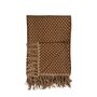 Røros Tweed Lammwolldecke Isak 150 x 210 cm von Røros Tweed Chestnut