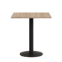 Kave Home Tisch Melamin Esilda von Kave Home Natur / Metallbein Schwarz lackiert