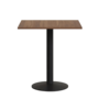 Kave Home Tisch Melamin Esilda von Kave Home Nussbaum / Metallbein Schwarz lackiert