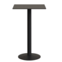 Kave Home Stehtisch Esilda 60 x 60 cm von Kave Home Schwarz / Schwarz