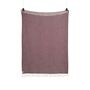 Røros Tweed Lammwolldecke Kattefot 140 x 220 cm von Røros Tweed Burgund