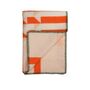 Røros Tweed Lammwolldecke Kvam 135 x 200 cm von Røros Tweed Orange