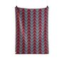 Røros Tweed,Lammwolldecke Lynild 135 x 200 cm von Røros Tweed,Rot/Blau,Wohntextilien,Plaids