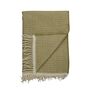 Røros Tweed Lammwolldecke Mello 150 x 210 cm von Røros Tweed Leaf green