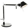 Artemide Tolomeo Micro mit Fuss von Artemide Schwarz