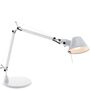 Artemide Tolomeo Micro mit Fuss von Artemide Glänzendes Weiss