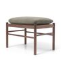 Carl Hansen & Søn OW149F Fusshocker von Carl Hansen & Son Terra Jade 20368, Walnuss geölt