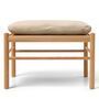 Carl_Hansen_Son_OW149_Footstool_Eiche_geolt_Terra_Leder_Lime