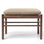 Carl_Hansen_Son_OW149_Footstool_Nussbaum_Terra_Leder_Marble