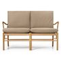 Carl Hansen & Søn OW149-2 Sofa von Carl Hansen & Son Terra Marble 20366, Eiche geölt