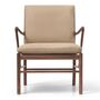 Carl Hansen & Søn OW 149 Chair mit Lederbezug von Carl Hansen & Son Terra Marble 20366, Walnuss geölt