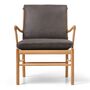 Carl Hansen & Søn OW 149 Chair mit Lederbezug von Carl Hansen & Son Terra Raku 20367, Eiche geölt